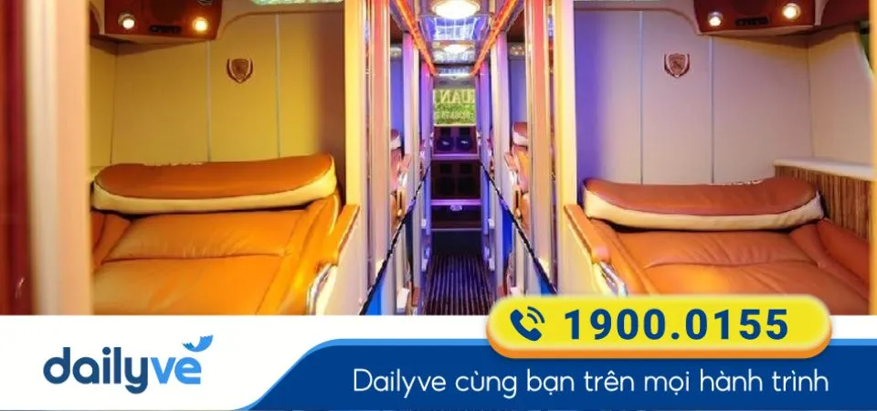 Dòng xe giường Limousine 20 chỗ của nhà xe Khánh Thanh