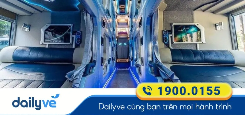 Dòng xe cabin 22 phòng của nhà xe Kỳ Anh 999