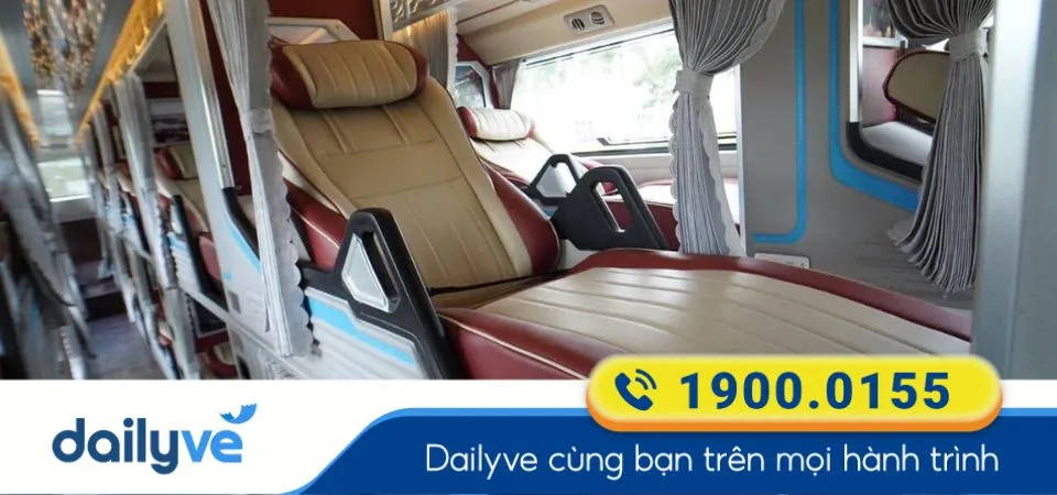 Dòng xe giường Limousine 34 phòng của nhà xe Long Ái