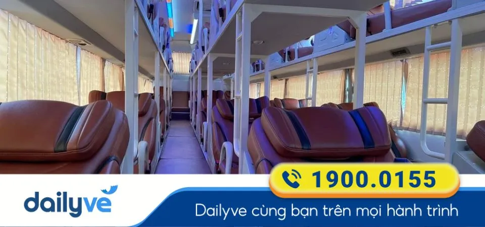 Dòng xe giường nằm 46 chỗ của nhà xe Lý Thảo Limousine