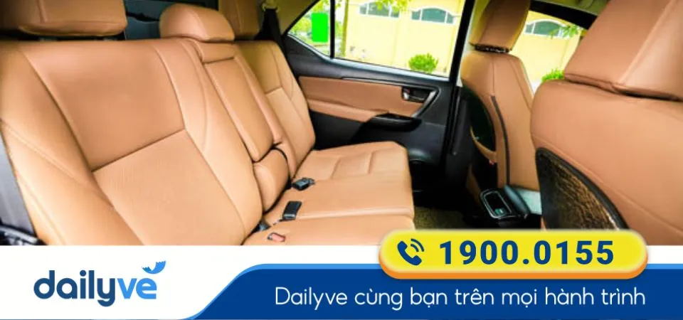 Dòng xe ghế ngồi 7 chỗ của nhà xe Phúc Lâm