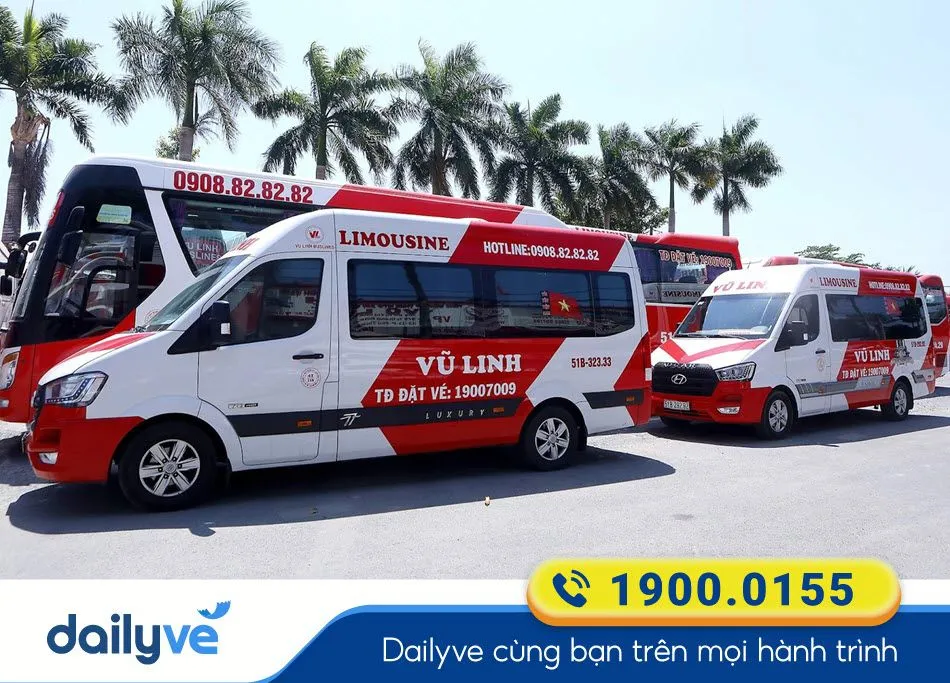 Nhà xe Vũ Linh Limousine tuyến Hồ Chí Minh đi Cần Thơ