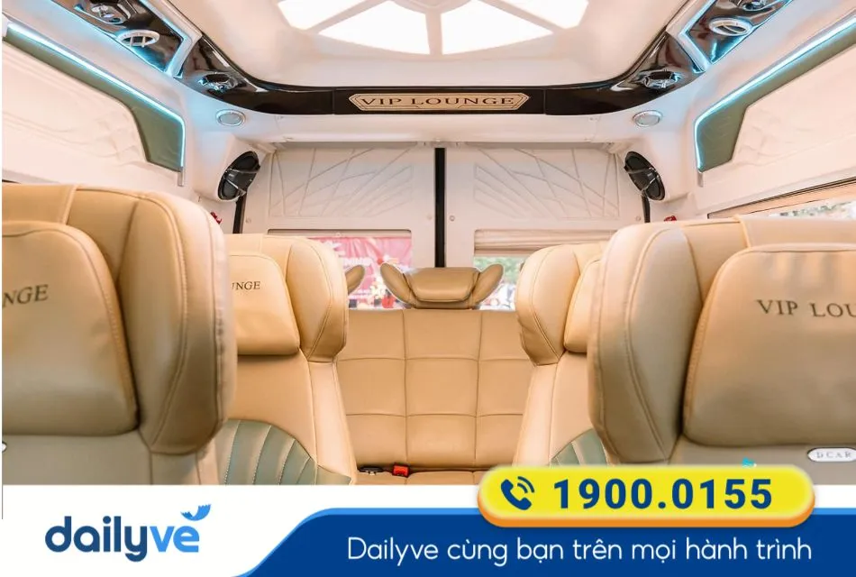 Dòng xe Limousine ghế ngồi cao cấp của nhà xe Sơn Hải Limousine
